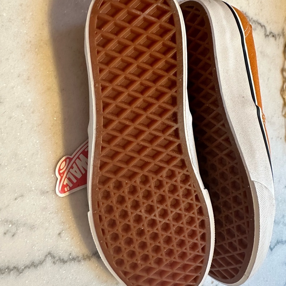 Vans Orange Canvas Sneakers - Picture 3 of 4